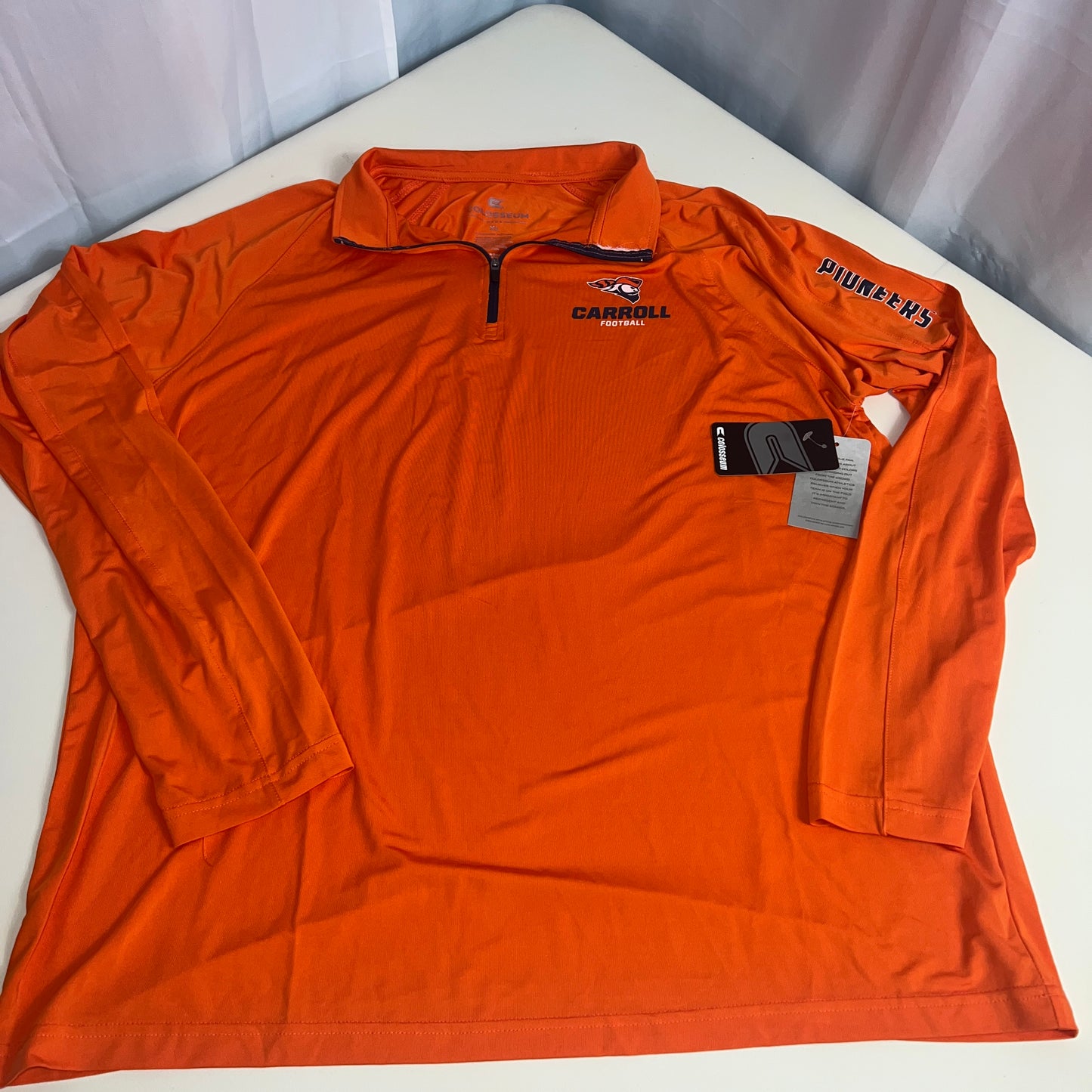 Carroll University Pioneers X-Large 1/4 Zip - Football New With Tags