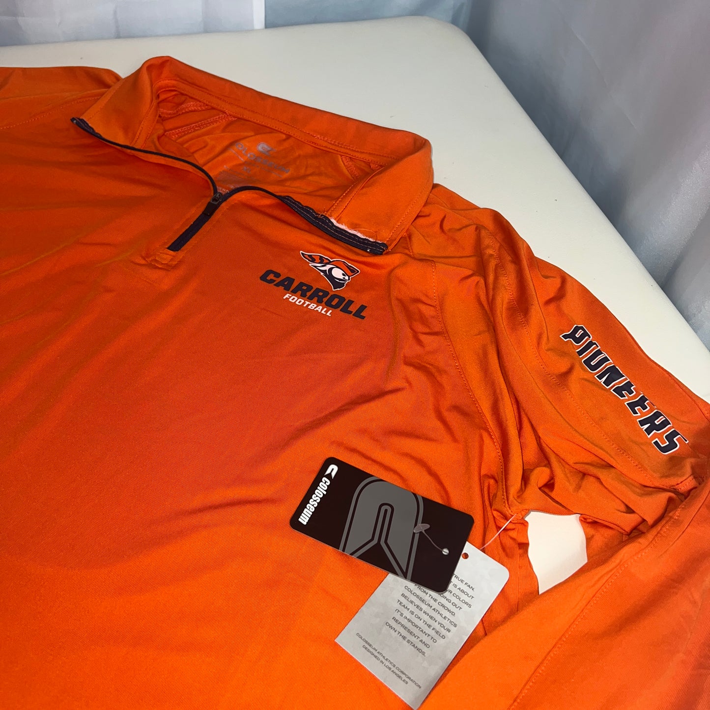 Carroll University Pioneers X-Large 1/4 Zip - Football New With Tags