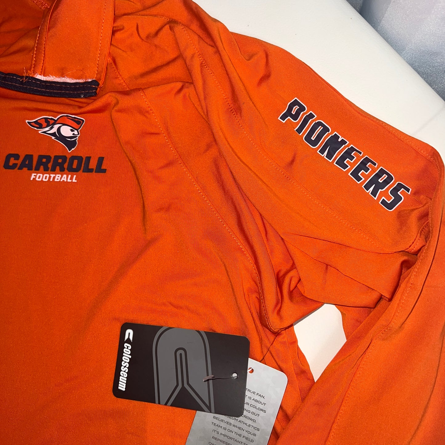 Carroll University Pioneers X-Large 1/4 Zip - Football New With Tags