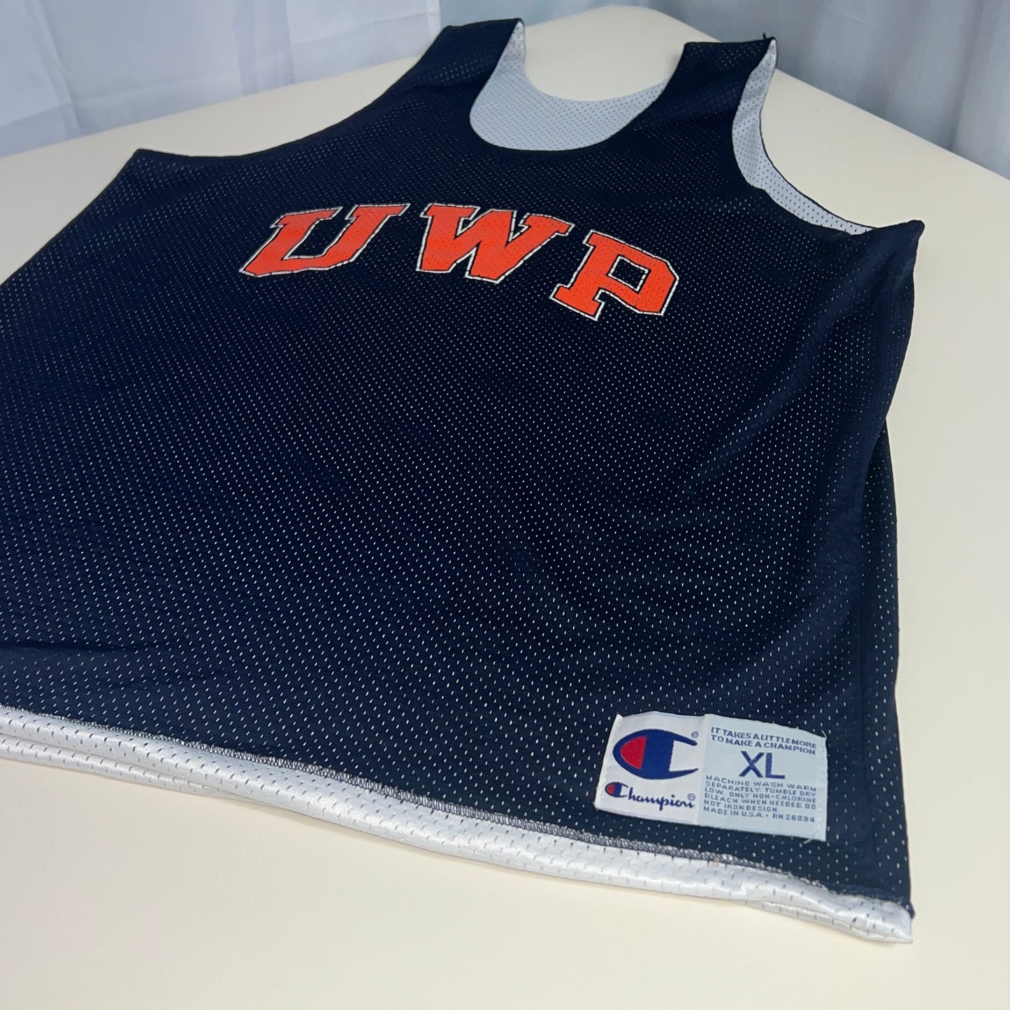 UW Platteville Pioneers Vintage Champion Basketball Jersey - X Large