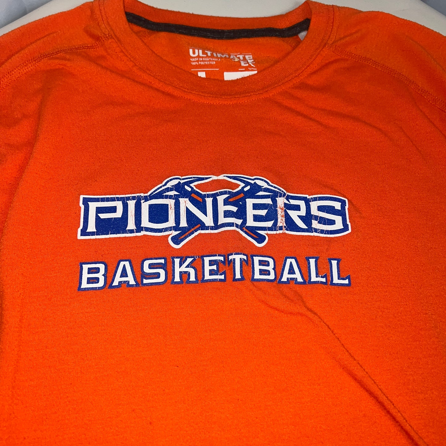 UW Platteville Pioneers Basketball Long Sleeve Shirt - Large - Adidas