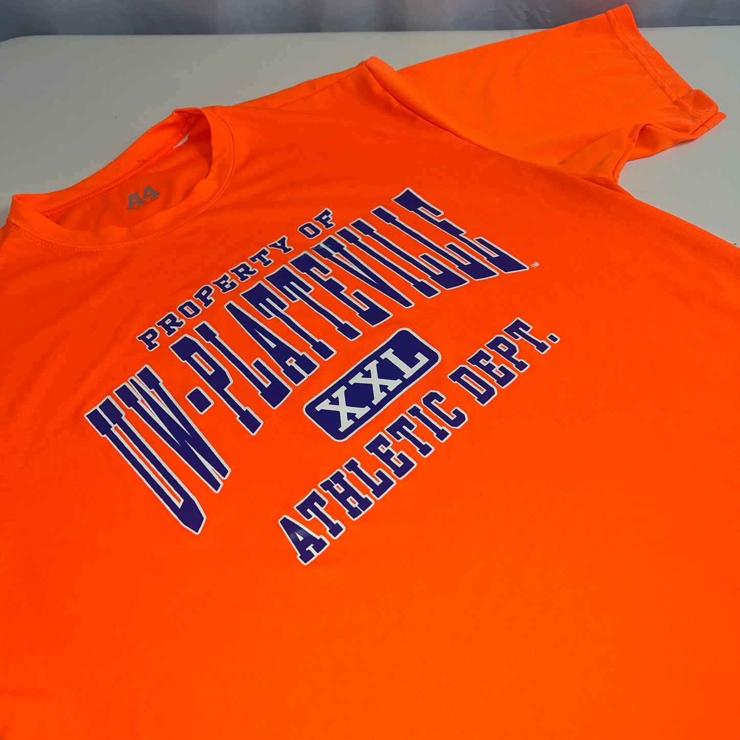 UW Platteville Pioneers Athletic Dept. T Shirt - Large - A4 Apparel