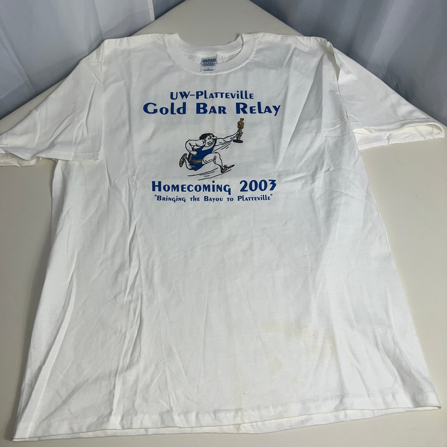 UW Platteville Pioneers Vintage Homecoming T Shirt - X Large - 2003 - Rare