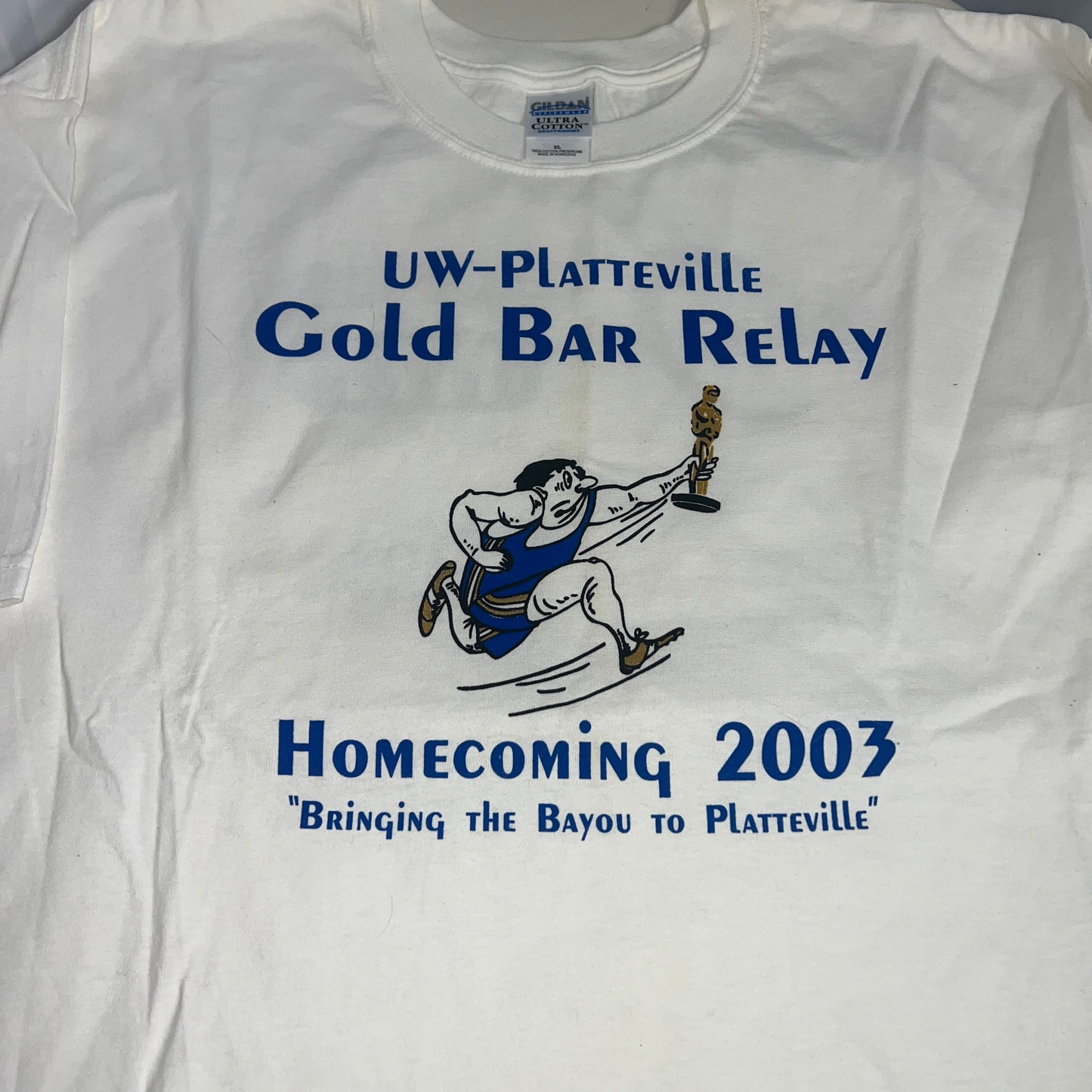 UW Platteville Pioneers Vintage Homecoming T Shirt - X Large - 2003 - Rare