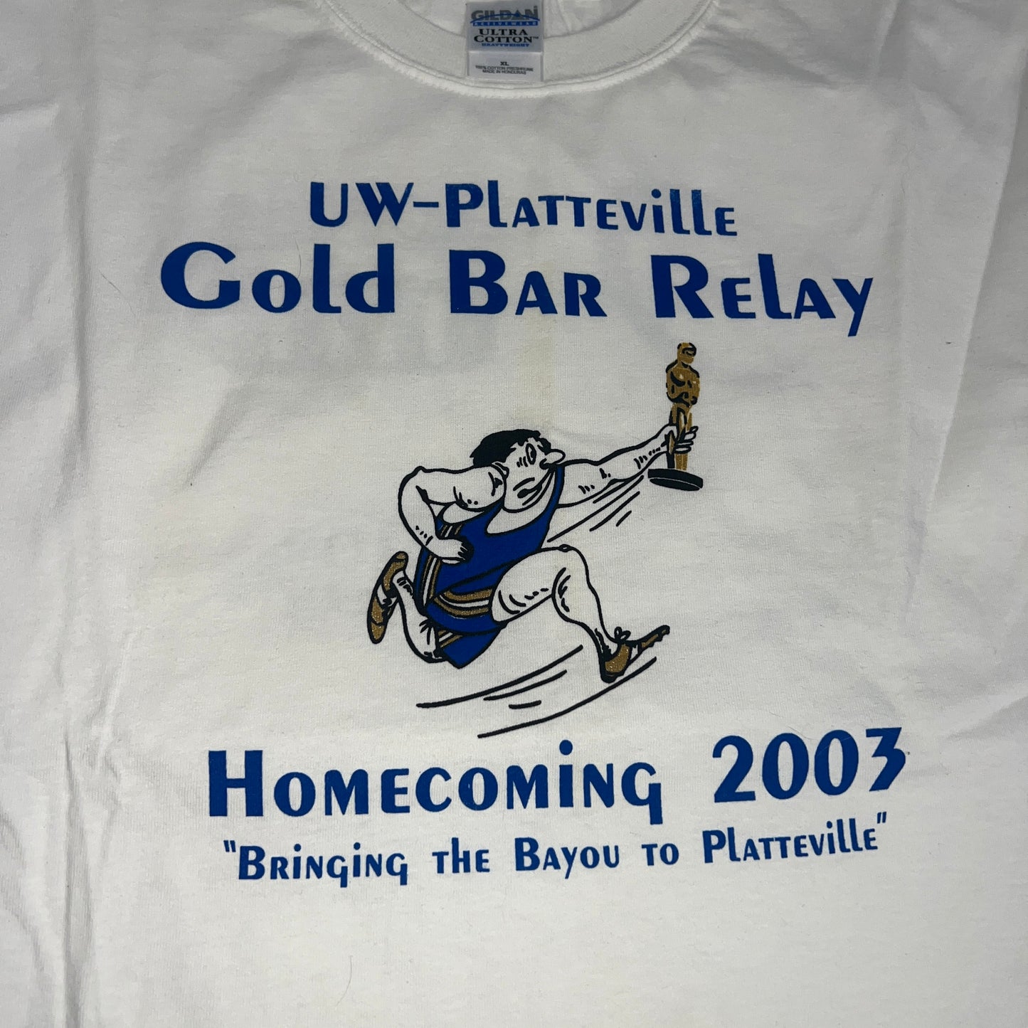 UW Platteville Pioneers Vintage Homecoming T Shirt - X Large - 2003 - Rare