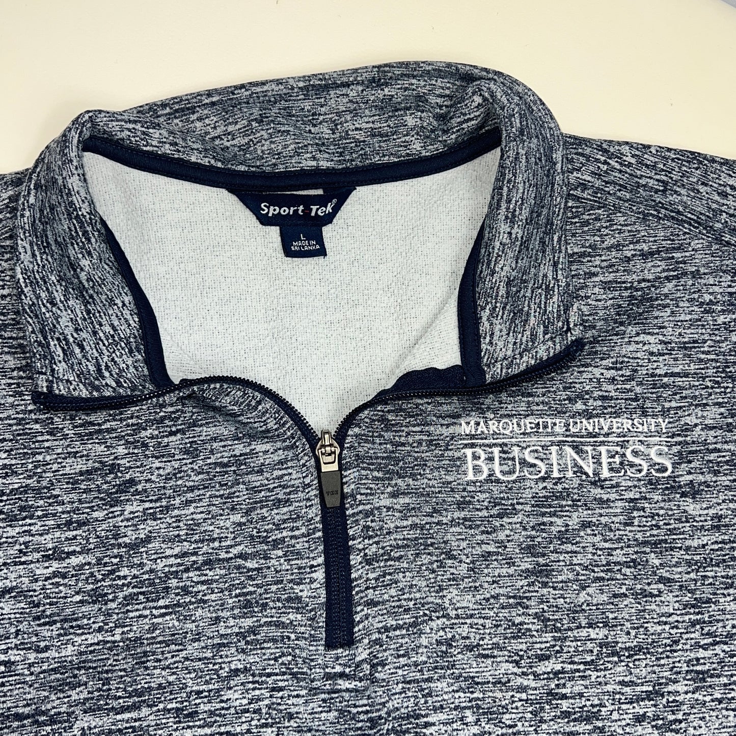 Marquette University Business School 1/4 Zip - Large - Sport-Tek