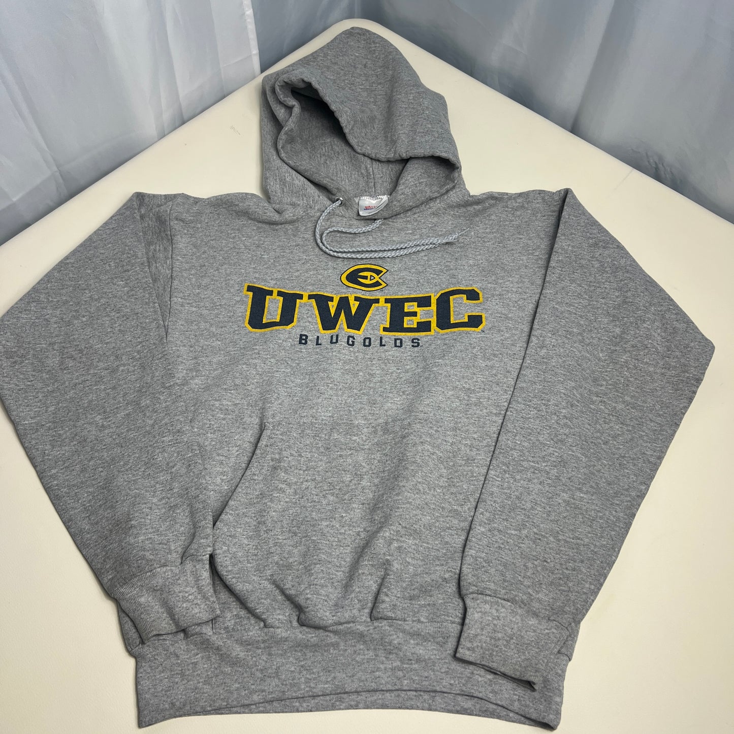 UW Eau Claire Vintage Hoodie - Small - Hanes