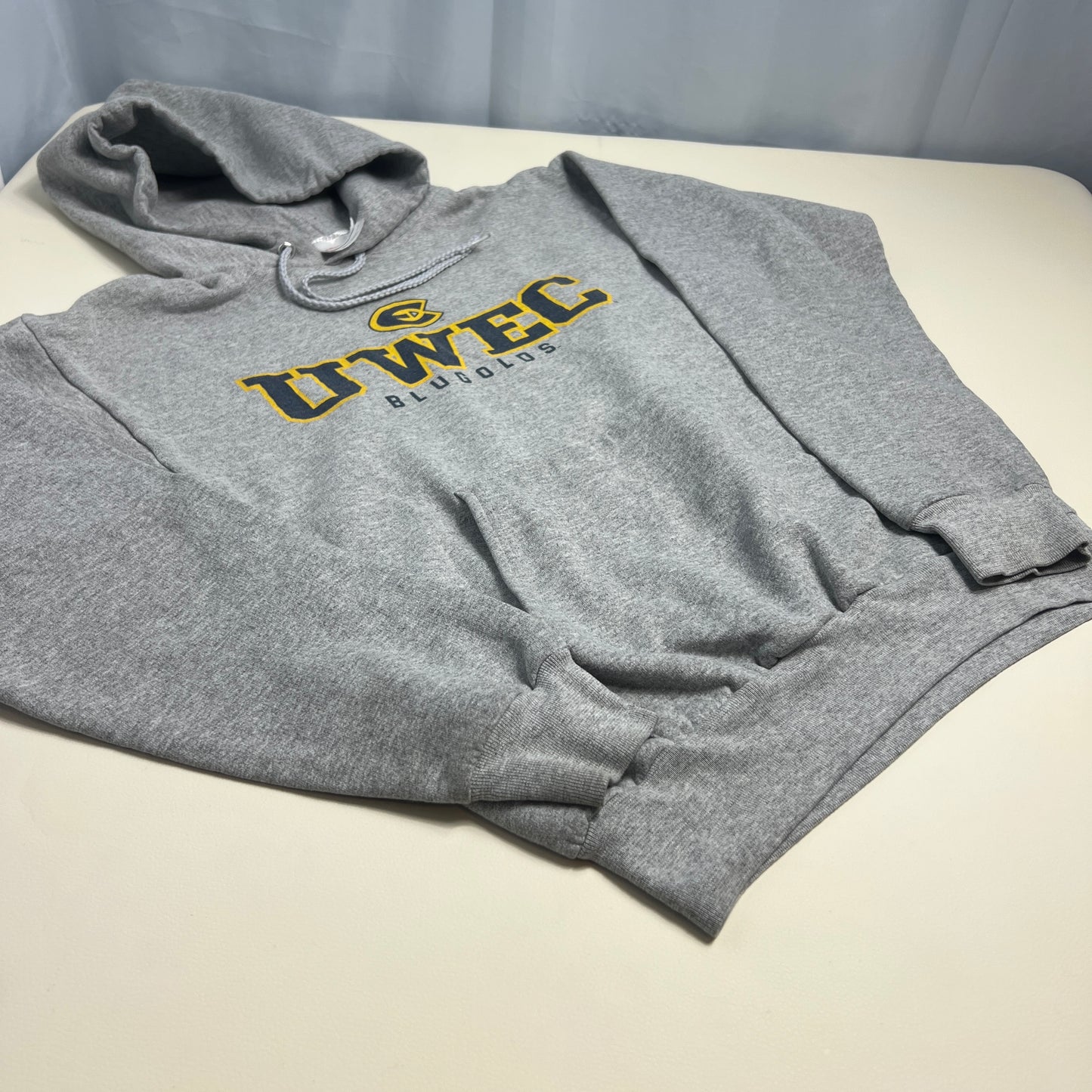 UW Eau Claire Vintage Hoodie - Small - Hanes