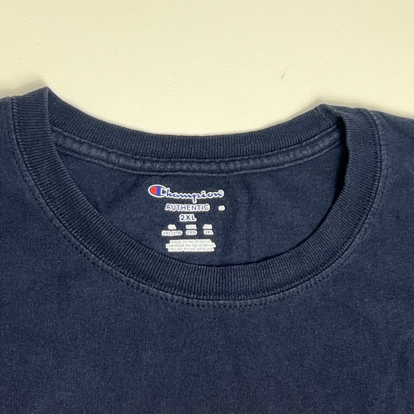UW Eau Claire Blugolds Hockey T-Shirt - XXLarge - Champion