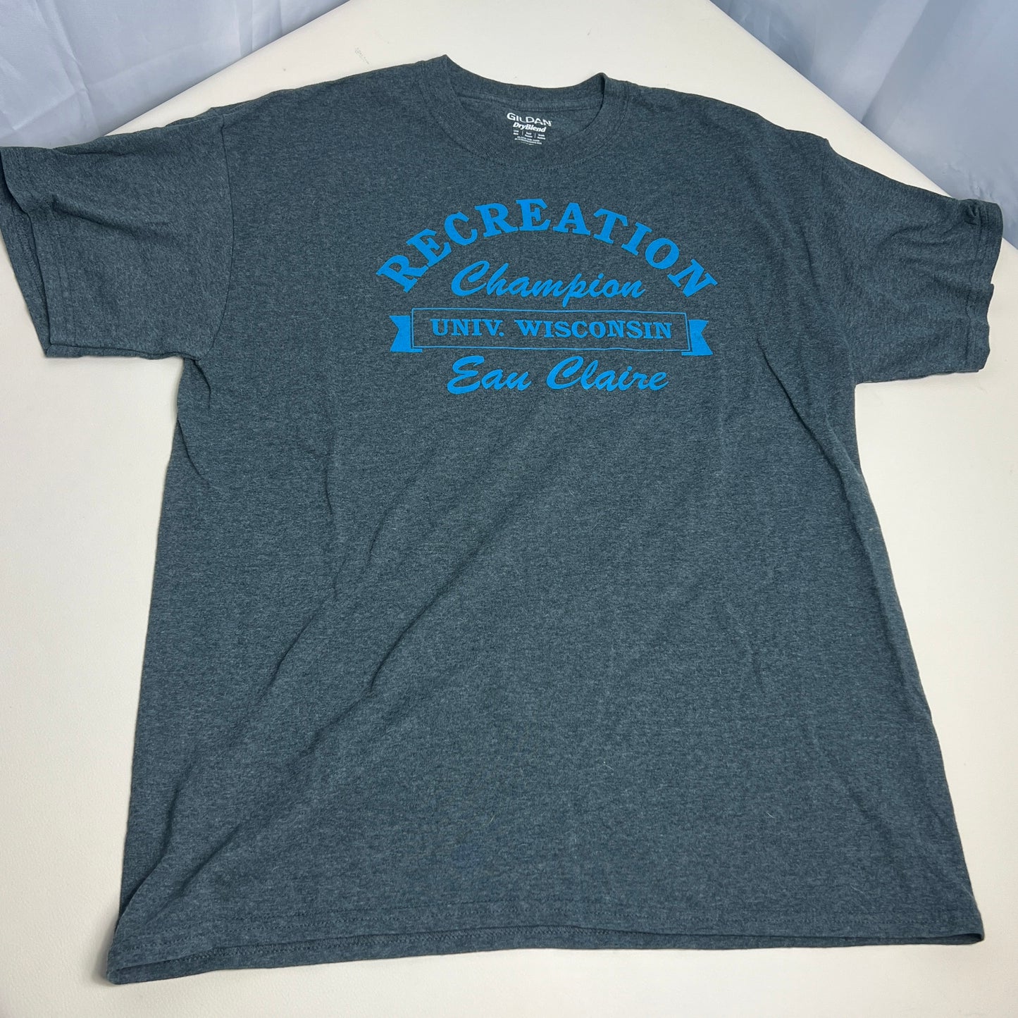 UW Eau Claire Rec Sports Champs T-Shirt - Large - Gildan