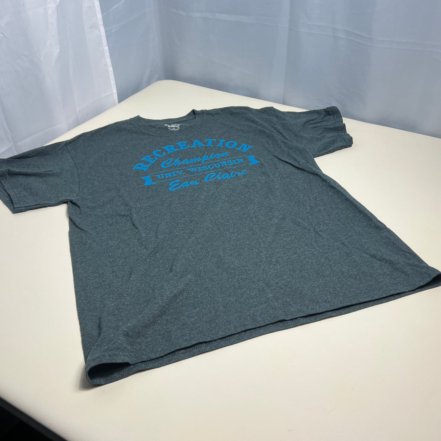 UW Eau Claire Rec Sports Champs T-Shirt - Large - Gildan