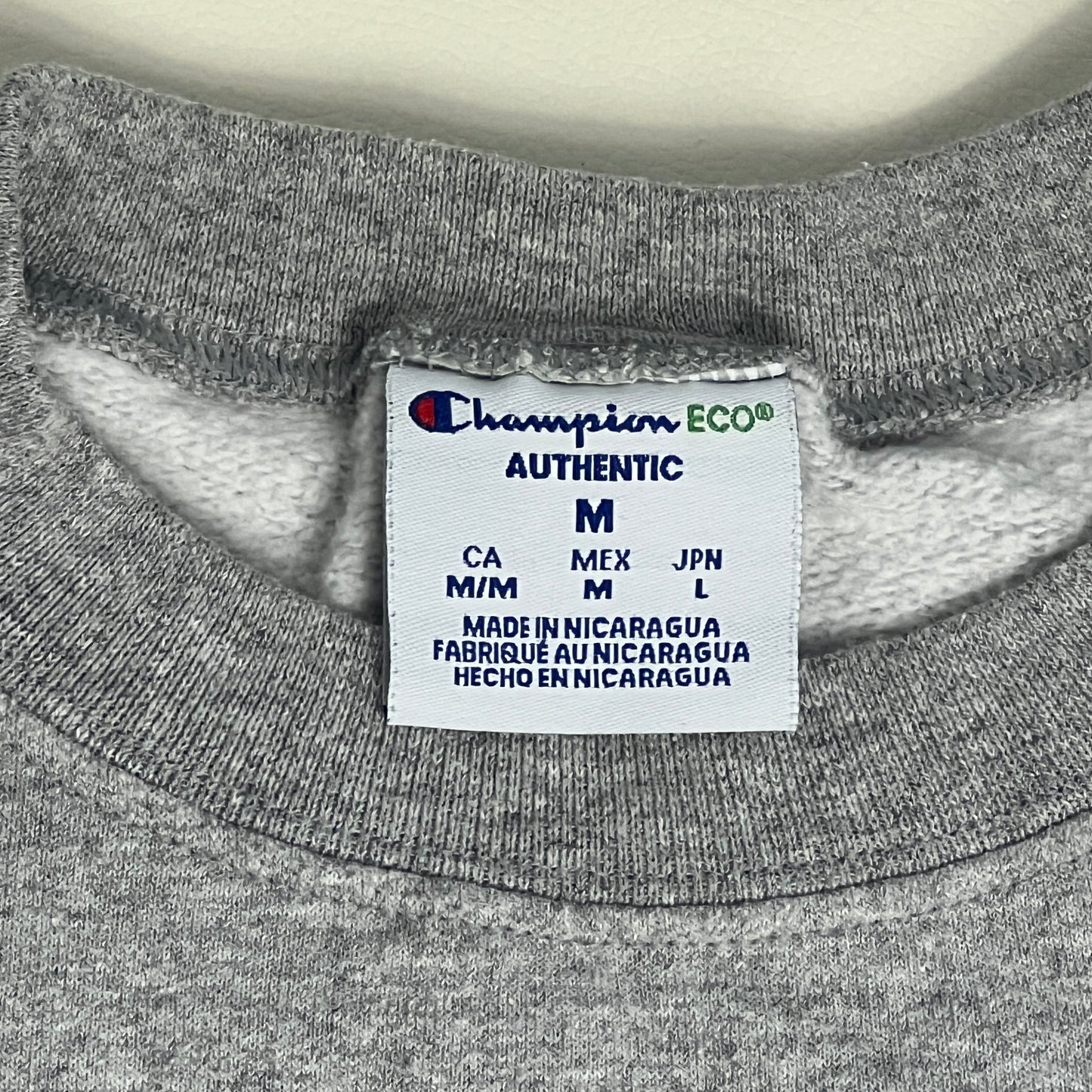 UW Eau Claire Blugolds Embroidered Crewneck - Medium - Champion