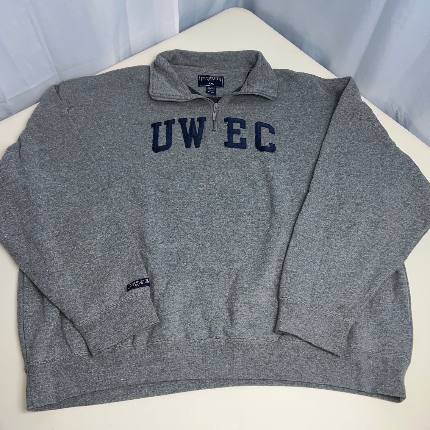UW Eau Claire Blugolds Embroidered 1/4 Zip - Jansport - XXL