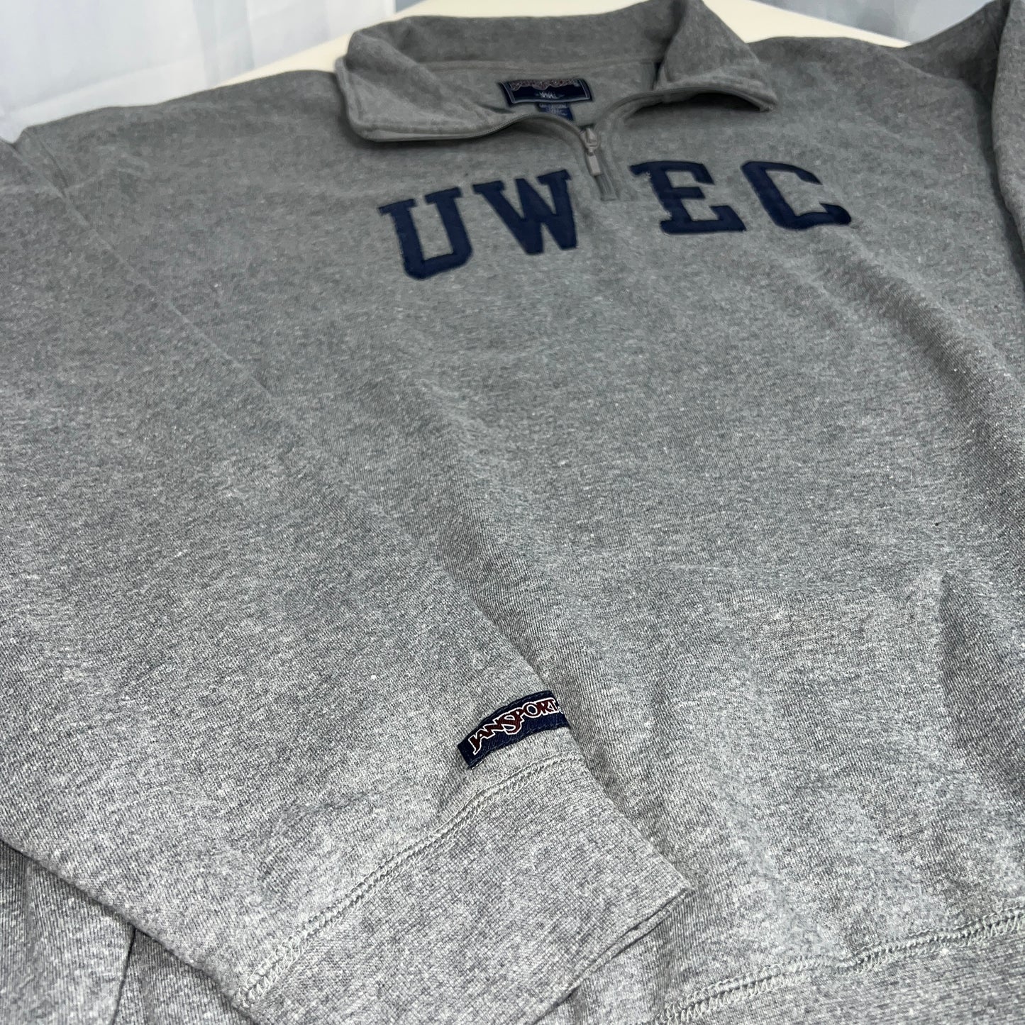 UW Eau Claire Blugolds Embroidered 1/4 Zip - Jansport - XXL
