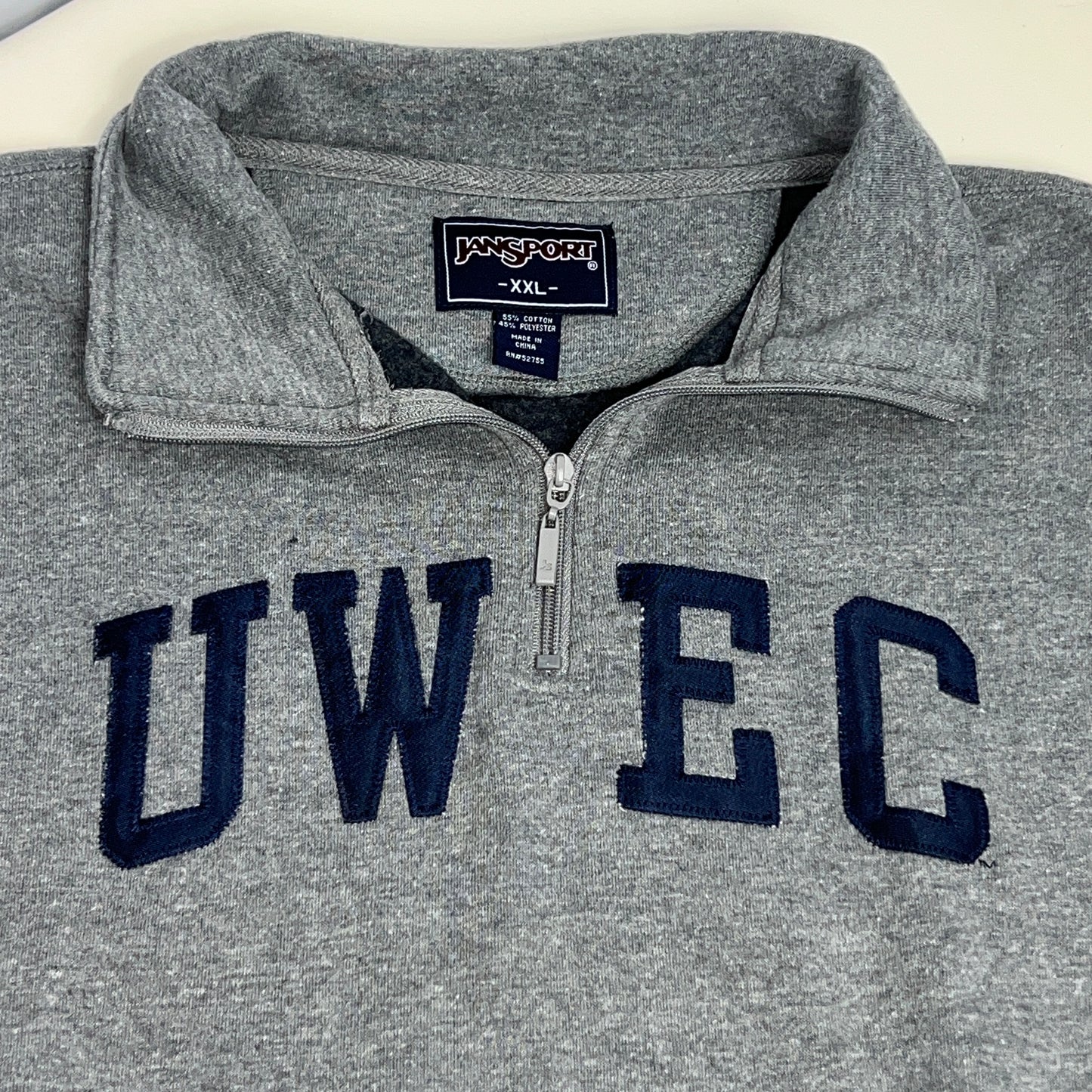 UW Eau Claire Blugolds Embroidered 1/4 Zip - Jansport - XXL