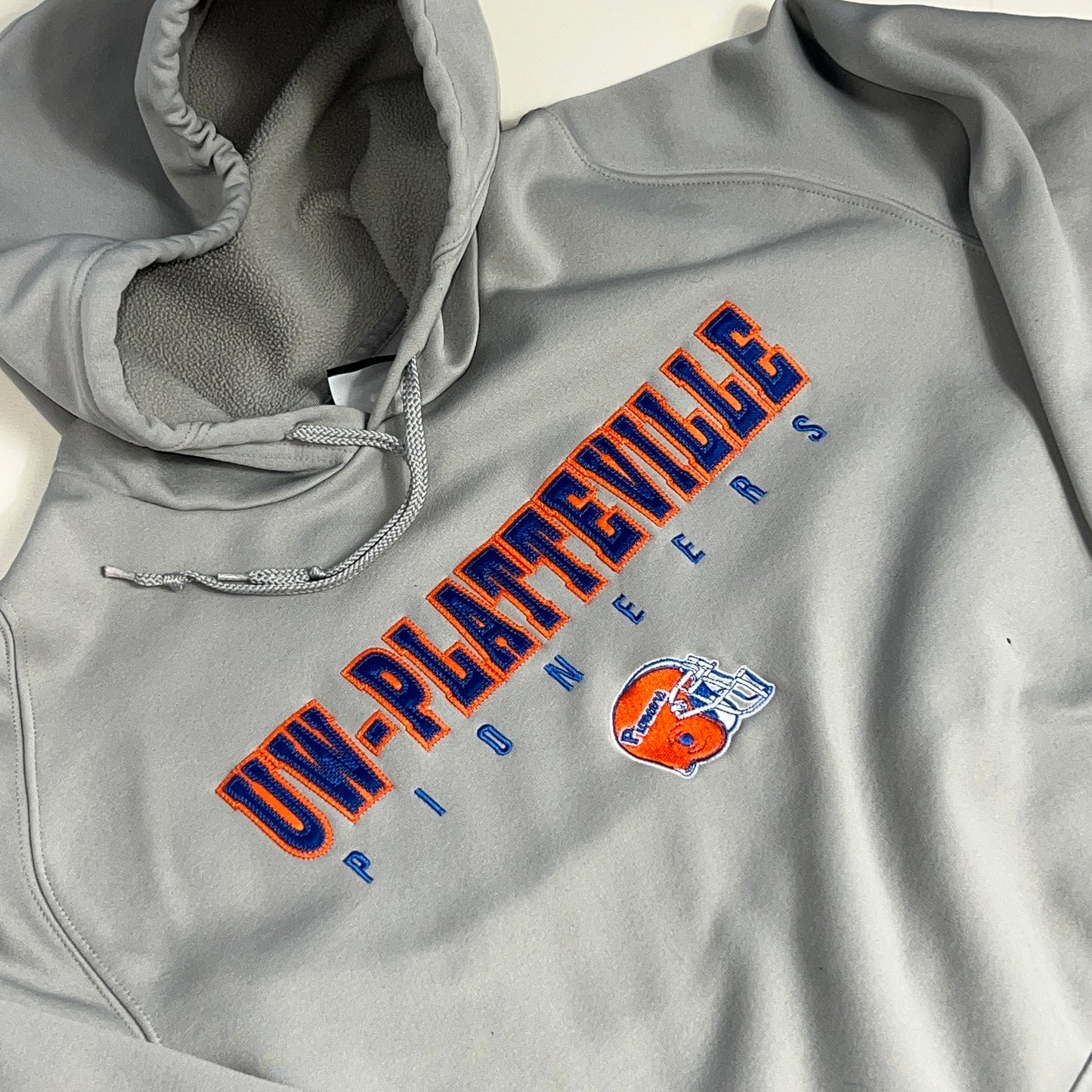 UW Platteville Pioneers Football Hoodie - Nike Therma Fit - Large