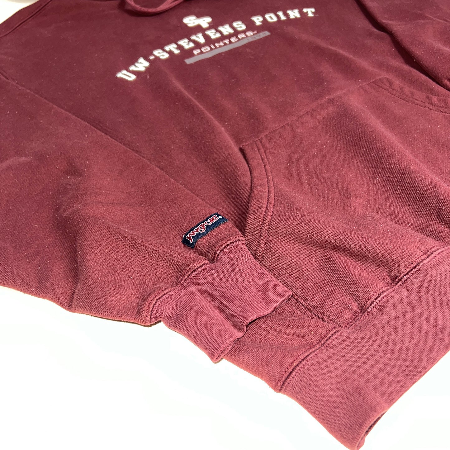 UW Stevens Point Pointers Vintage Hoodie - Small - Jansport