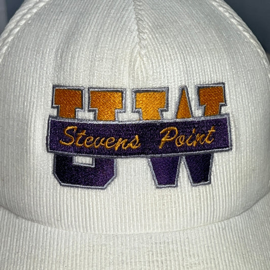 UW Stevens Point Pointers Vintage Corduroy Snapback Hat