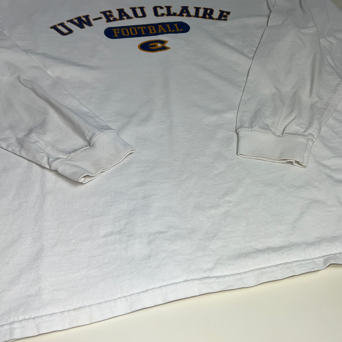 UW Eau Claire Blugolds Vintage Nike Long Sleeve Shirt - Football - X-Large