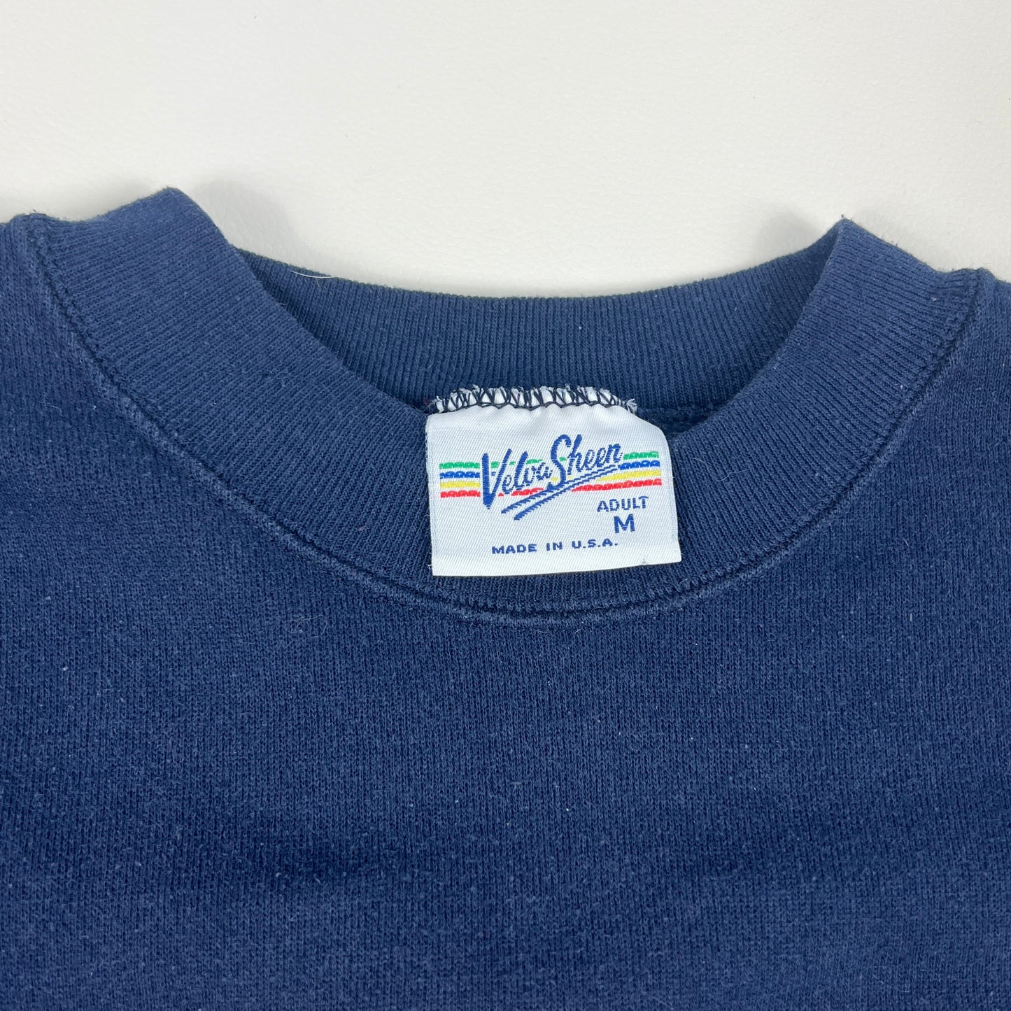 UW River Falls Vintage Embroidered Sweatshirt - Velva Sheen- Medium