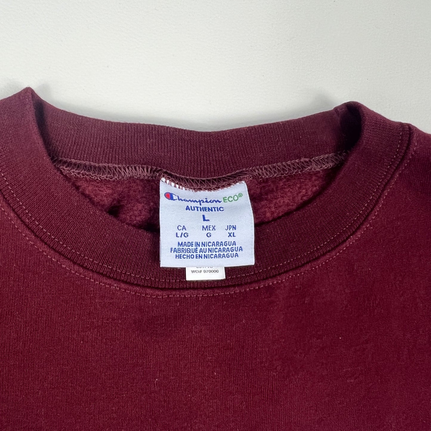 UW LaCrosse Eagles Embroidered Crewneck - Champion - Large