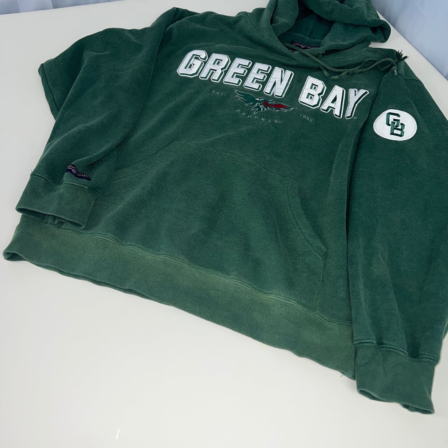 UW Green Bay Phoenix Hoodie - Small - Green
