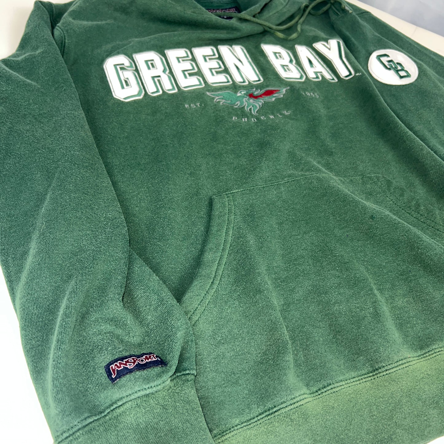 UW Green Bay Phoenix Hoodie - Small - Green