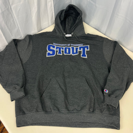 UW Stout Hoodie - Champion- XL