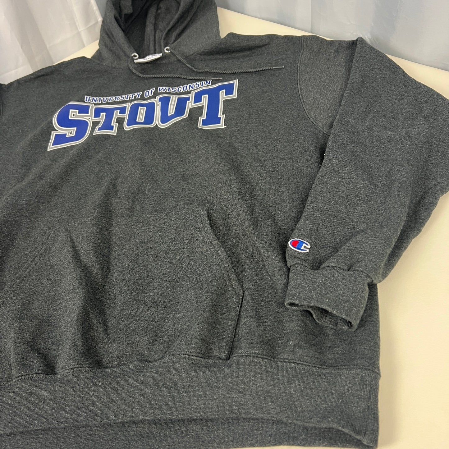UW Stout Hoodie - Champion- XL