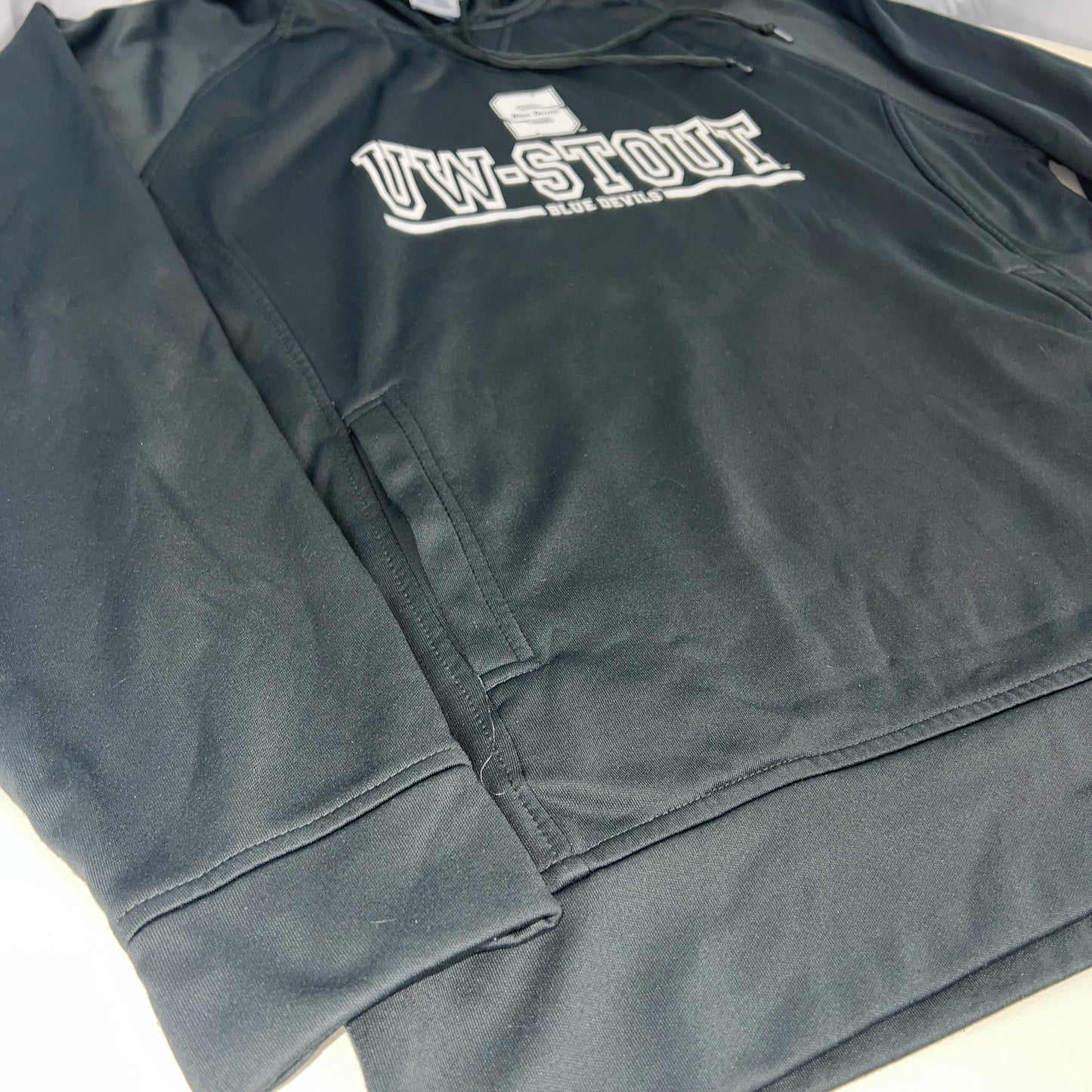 UW Stout Hoodie - Russell Athletic - Large