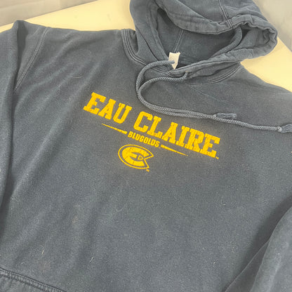 UW Eau Claire Blugolds Retro Hoodie - XL