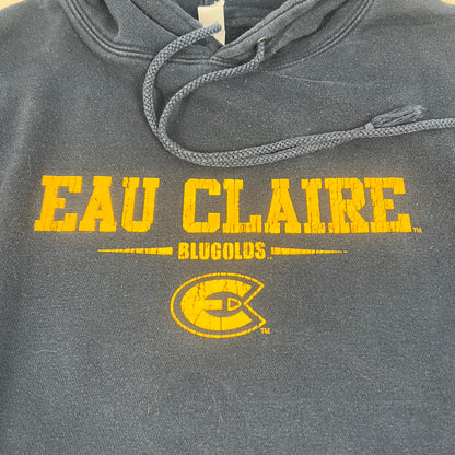 UW Eau Claire Blugolds Retro Hoodie - XL