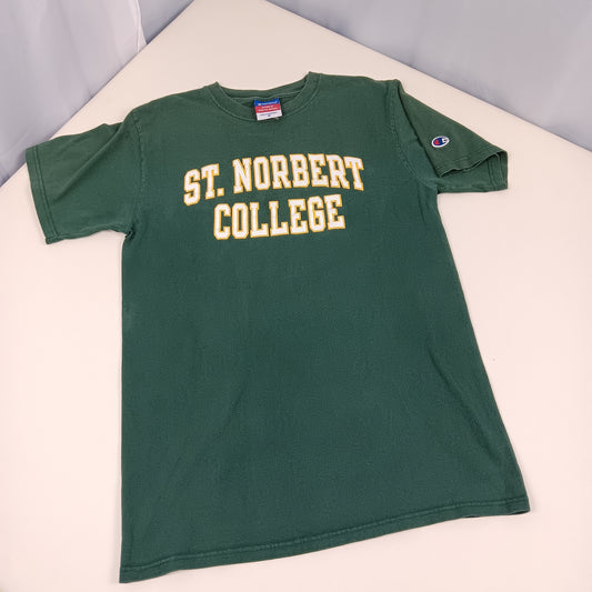St Norbert College Vintage T-Shirt - Medium - Champion