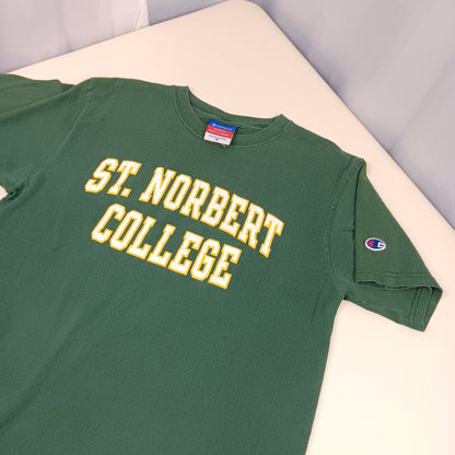 St Norbert College Vintage T-Shirt - Medium - Champion