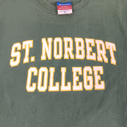 St Norbert College Vintage T-Shirt - Medium - Champion
