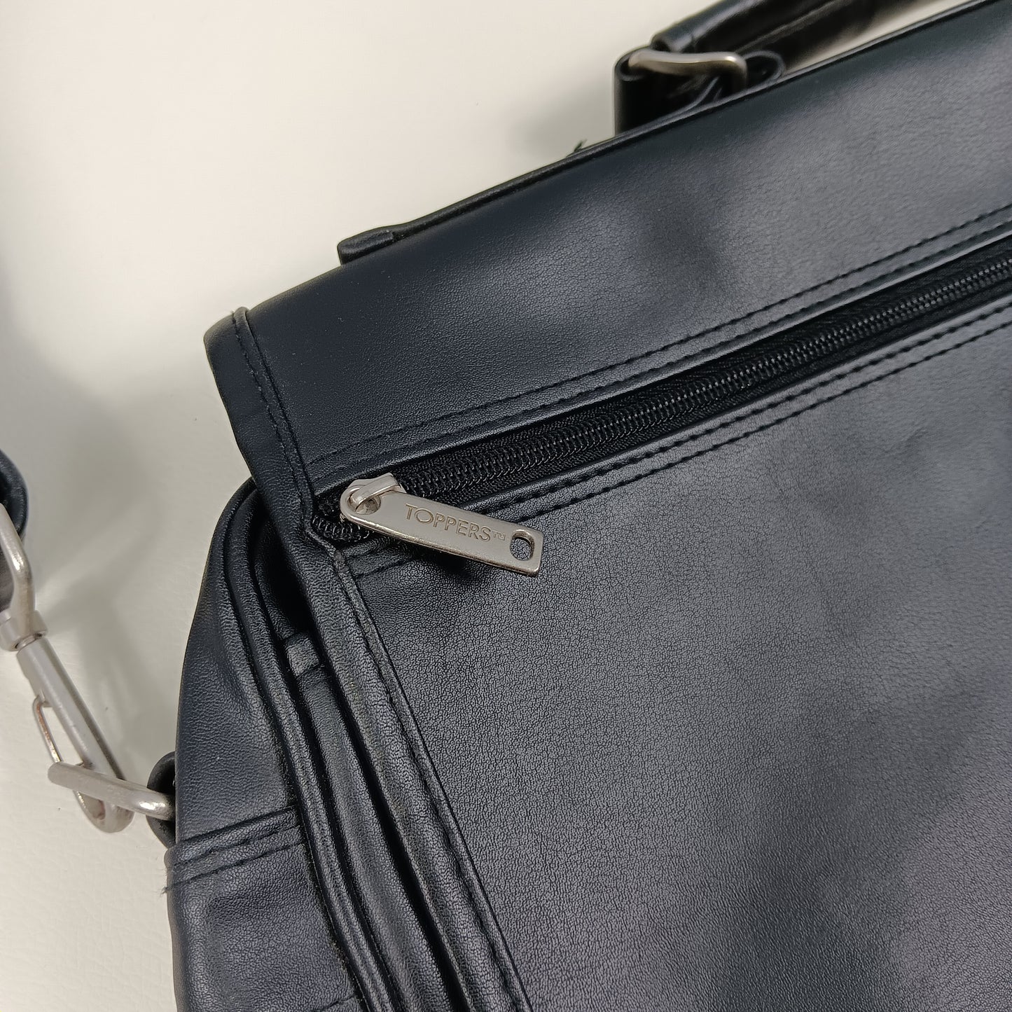 UW Whitewater Vintage Laptop Briefcase with shoulder strap