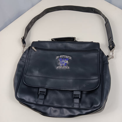 UW Whitewater Vintage Laptop Briefcase with shoulder strap