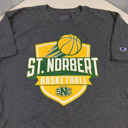 St Norbert College Basketball T-Shirt - Champion - Large