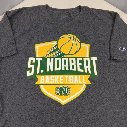 St Norbert College Basketball T-Shirt - Champion - Large