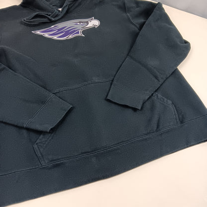 UW Whitewater Hoodie - Big Warhawk Emblem - Medium