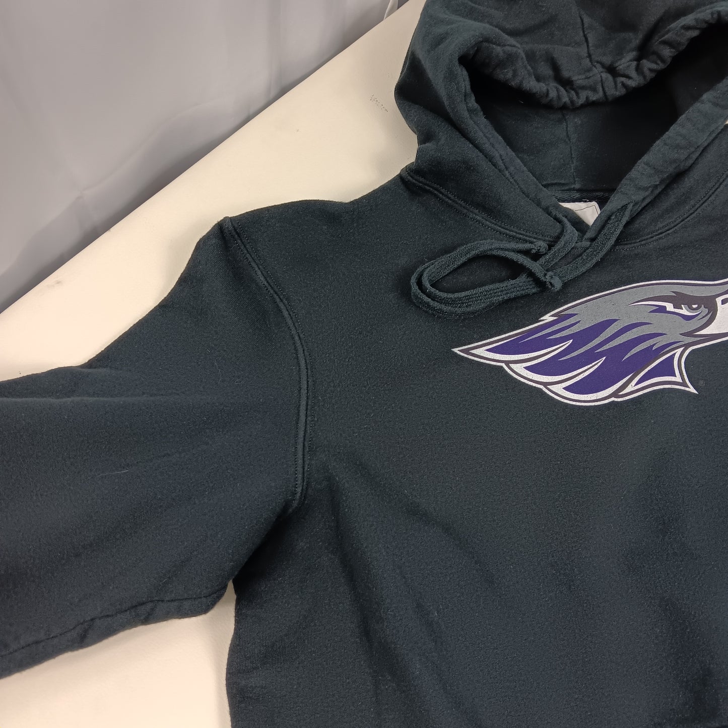 UW Whitewater Hoodie - Big Warhawk Emblem - Medium