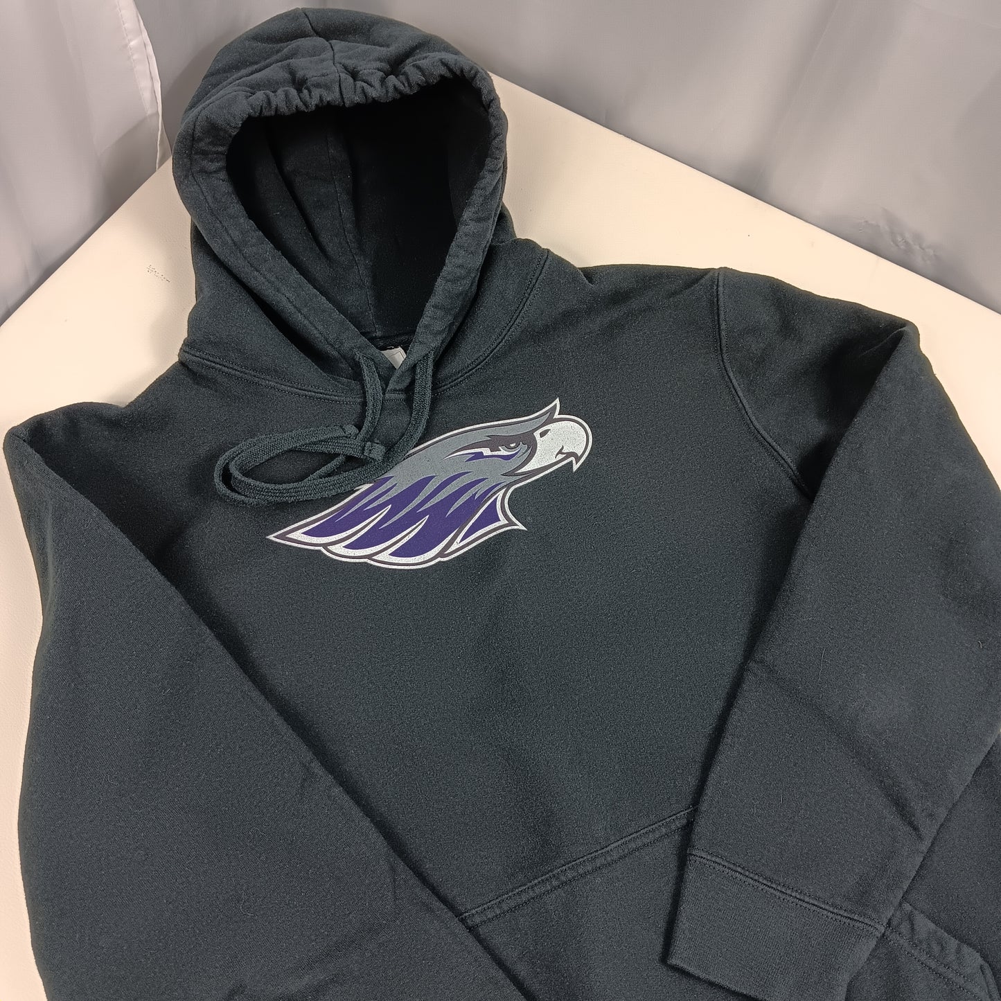 UW Whitewater Hoodie - Big Warhawk Emblem - Medium