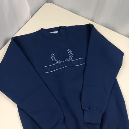 Silver Lake College Vintage Embroidered Sweatshirt - SanTee Heavyweight- Large