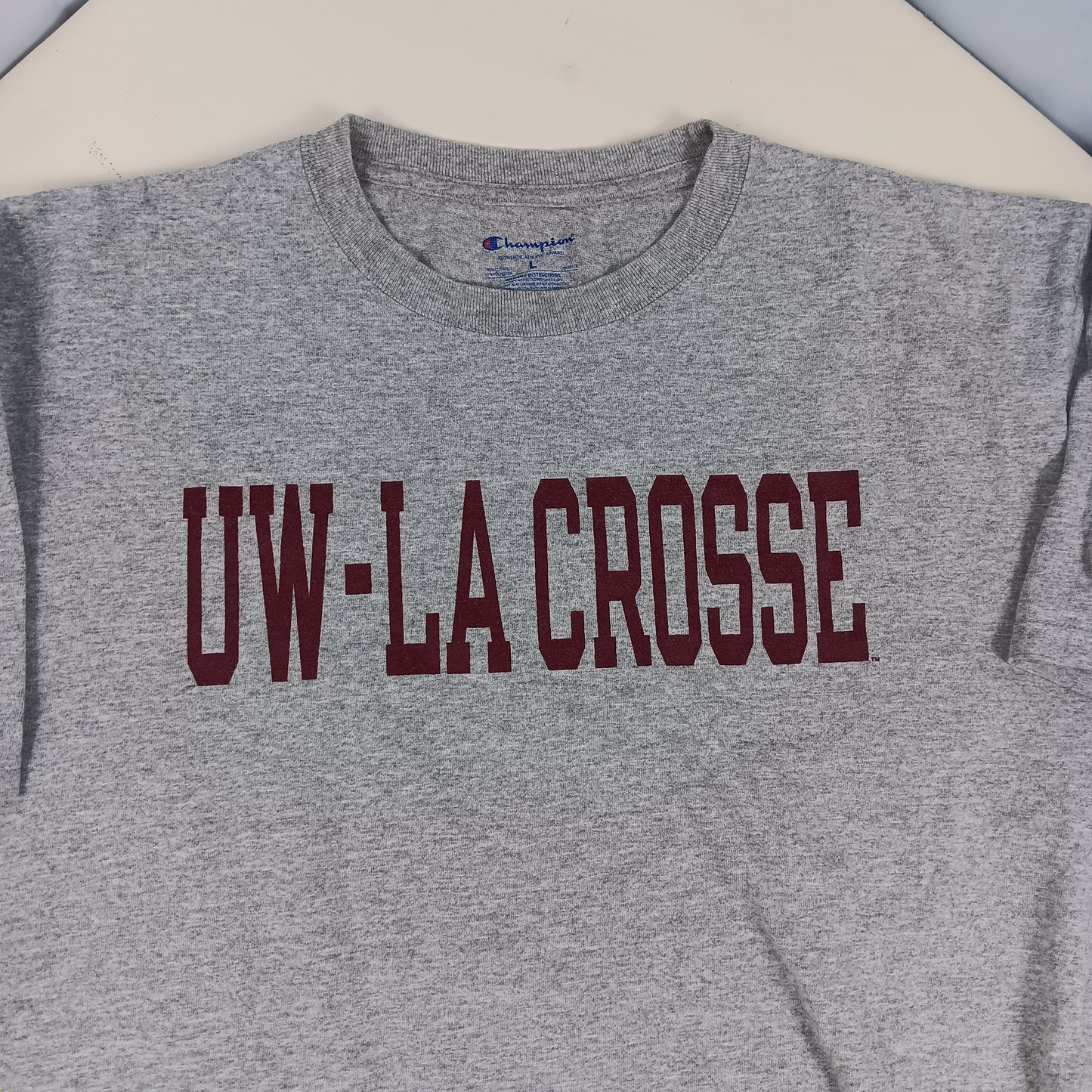 UW LaCrosse Champion T-Shirt - Large