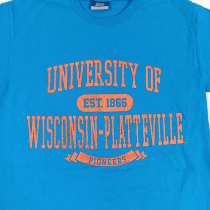 UW Platteville Retro T Shirt - MV Sport - Small