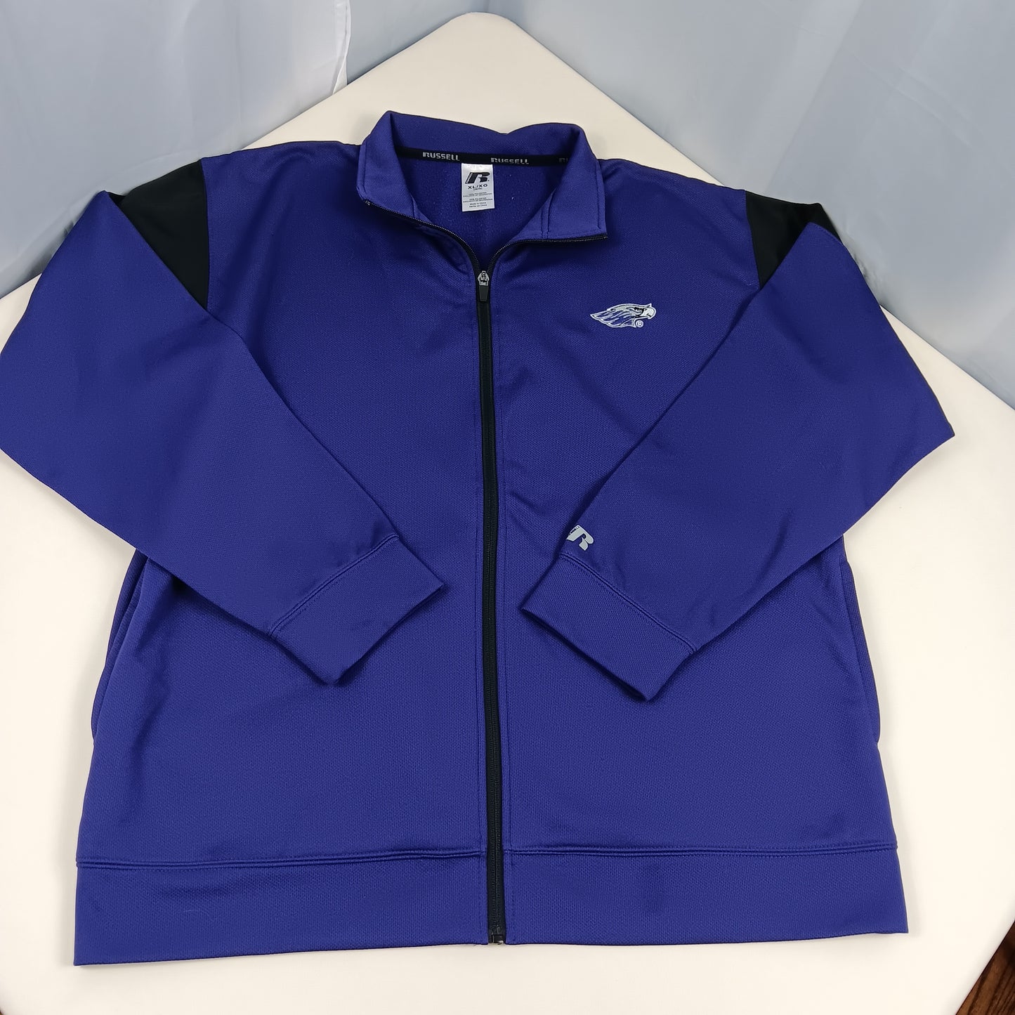UW Whitewater Russell Athletic Zip Up Jacket - X-Large