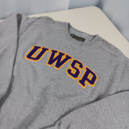 UW Stevens Point Vintage Embroidered Crewneck - Large - Gear for Sport