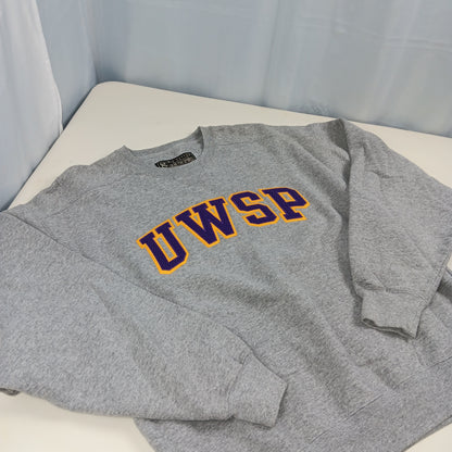 UW Stevens Point Vintage Embroidered Crewneck - Large - Gear for Sport