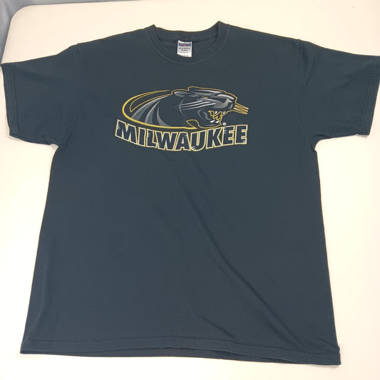 UW Milwaukee Panthers Retro Shirt - XL - JerZees