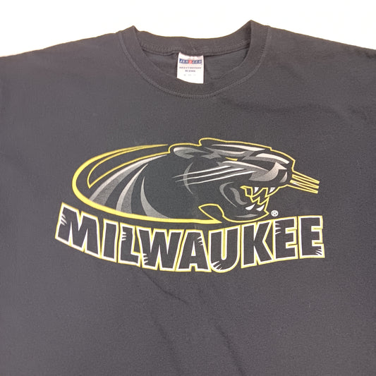 UW Milwaukee Panthers Retro Shirt - XL - JerZees
